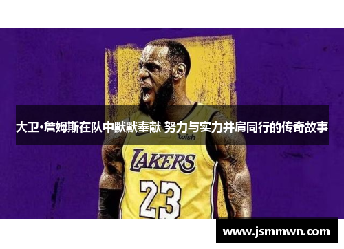 大卫·詹姆斯在队中默默奉献 努力与实力并肩同行的传奇故事